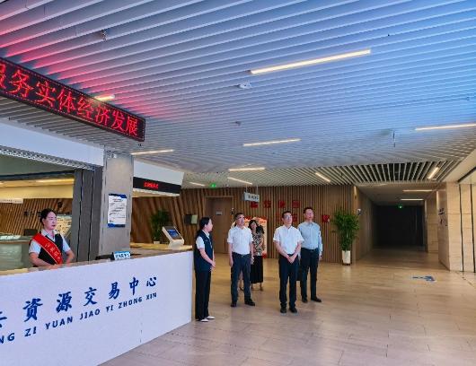 市委常委 副市长肖昕调研中心工作